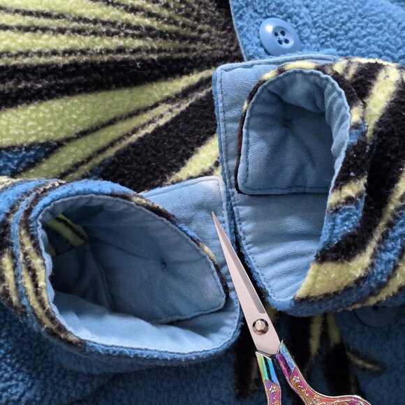 Nike LeBron Sherpa Shacket Mens XXL Dutch Blue Buttons Pockets Shirt DA6707-469 - Picture 15 of 16